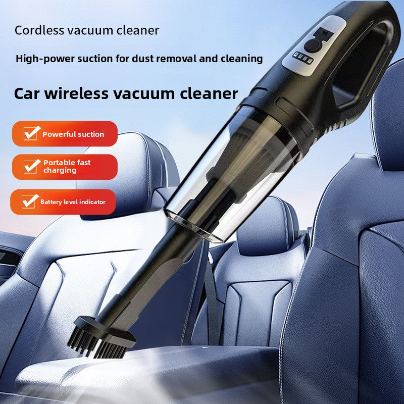 Handheld Cordless Car Vacuum Cleaner ? Portable High-Power Rechargeable Mini Vacuum
