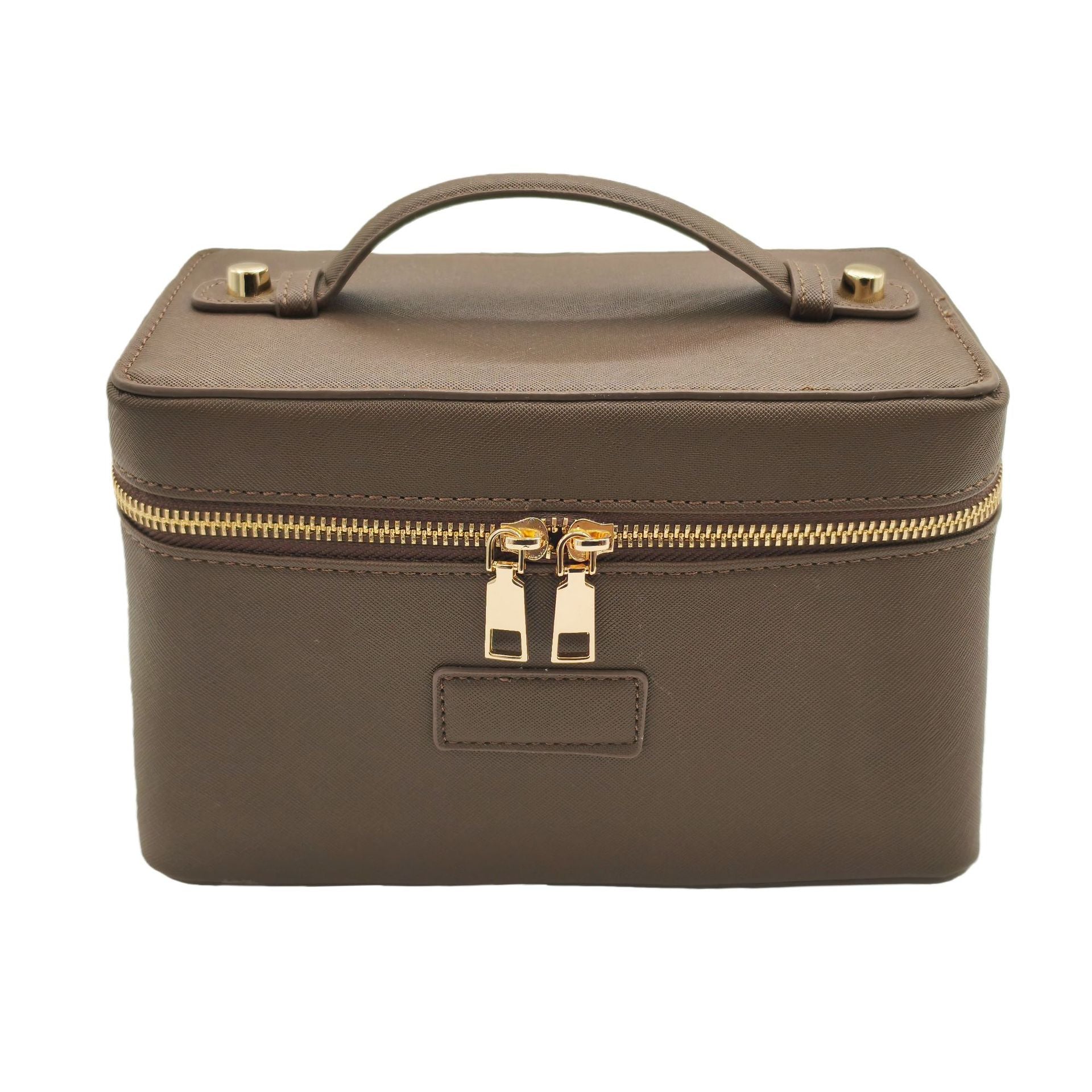 PU Leather Cosmetic Bag with Compartments